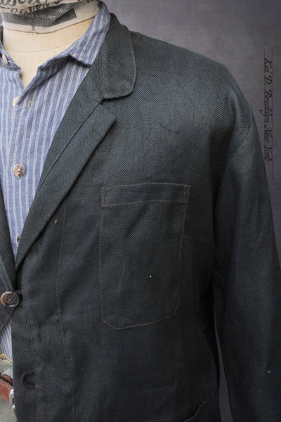O'Hara Shirt - Heavy Linen - Jewel Green - M, XL
