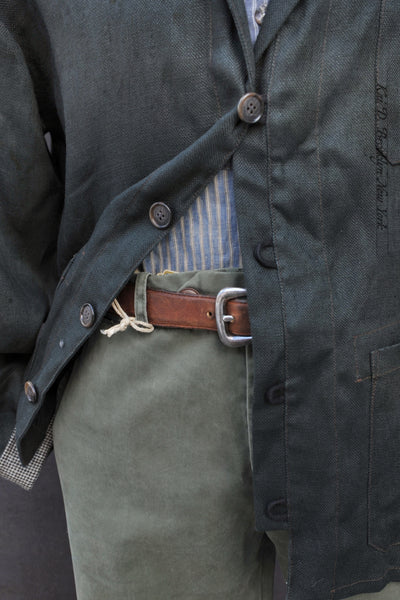 O'Hara Shirt - Heavy Linen - Jewel Green - M, XL