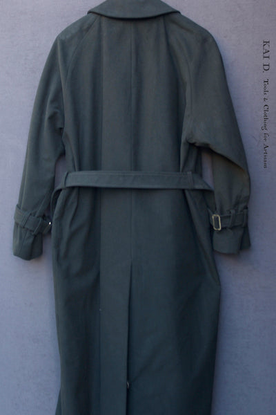 Jolie Trench Coat - Cotton Moleskin -M