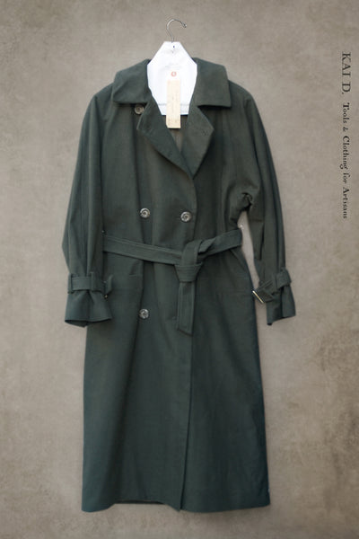 Jolie Trench Coat - Cotton Moleskin -M