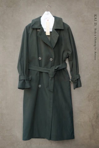 Jolie Trench Coat - Cotton Moleskin -M