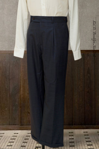 Journeyman Trousers - Dark Blue Tropical Wool - 30, 32, 34, 36