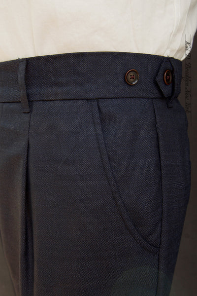 Journeyman Trousers - Dark Blue Tropical Wool - 30, 32, 34, 36