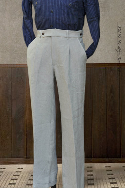 Journeyman Trousers - Stone Washed Belgian Linen - 30, 32, 34, 36