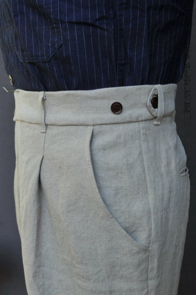 Journeyman Trousers - Stone Washed Belgian Linen - 30, 32, 34, 36