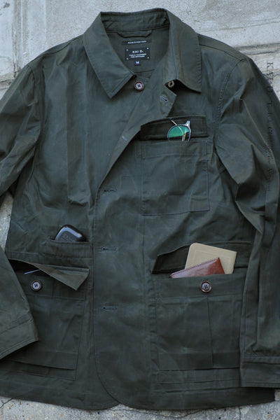 Journey Man Field Jacket - Waxed Cotton - S, M, L, XL