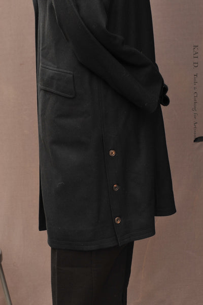 Keaton Trench Coat - Black Wool Cashmere - XS, S, M, L (womens sizes)