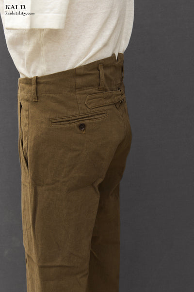 Borough Pants - Garment Dyed Cotton Linen - 30, 34, 36