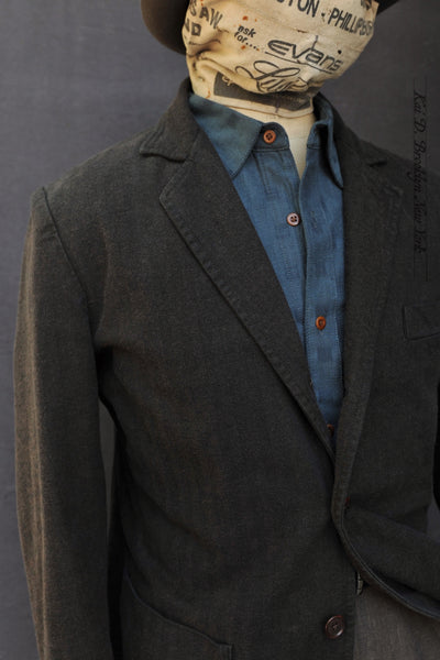 Kiefer Blazer - Over dyed Cotton Herringbone - XS, S, M, L