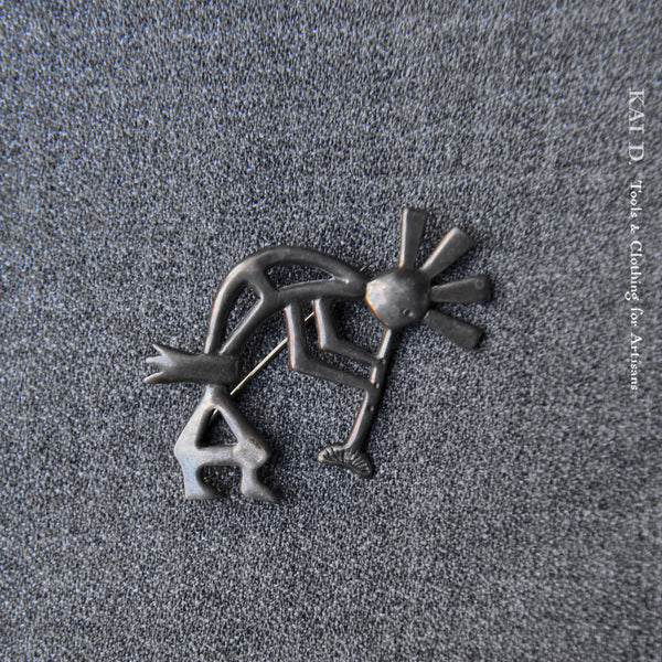 Sterling Silver Brooch - Kokopelli II