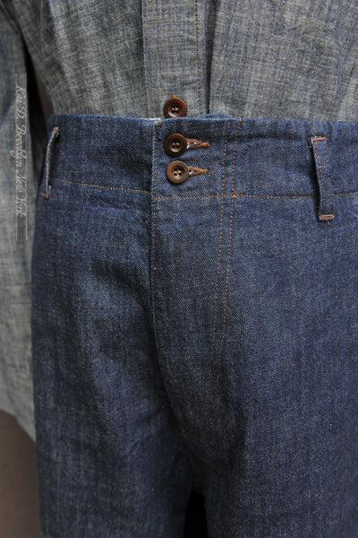 Leeds Wide Cut Chino Pants - 12 Oz Denim - 48, 50, 52