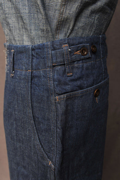 Leeds Wide Cut Chino Pants - 12 Oz Denim - 48, 50, 52