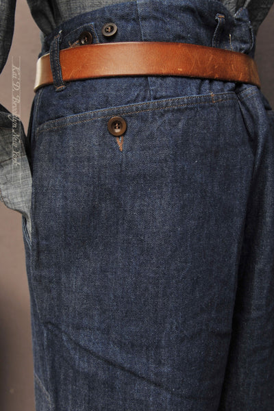 Leeds Wide Cut Chino Pants - 12 Oz Denim - 48, 50, 52