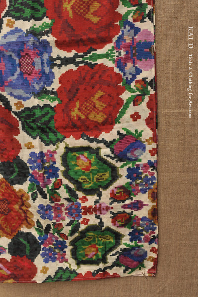 Petit Silk Scarf - Lego Floral