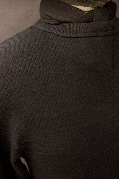 Long Sleeve Linen Tee - Gunpowder - 3, 4, 5