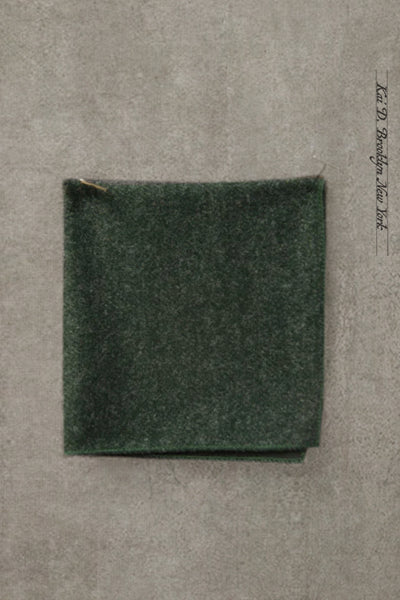 Tweed Pocket Square - Loden Green
