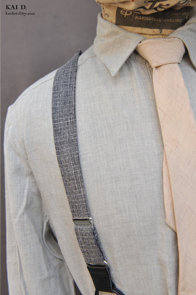 Artisan Twill Denham shirt - Pale Grey - L, XL