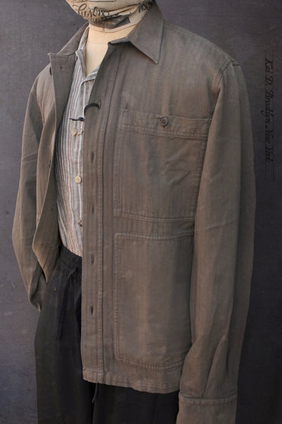 Luka Over Shirt - Taupe - L, XL (Relaxed Cut)