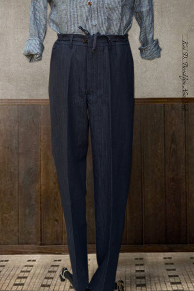 Lukas Pants - Texture Linen Herringbone - 30, 34