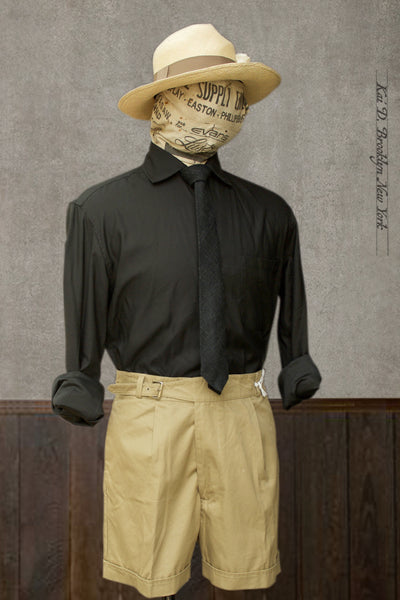 Cassady Shirt - Cotton Lyocell - Black  - M, L, XL, XXL