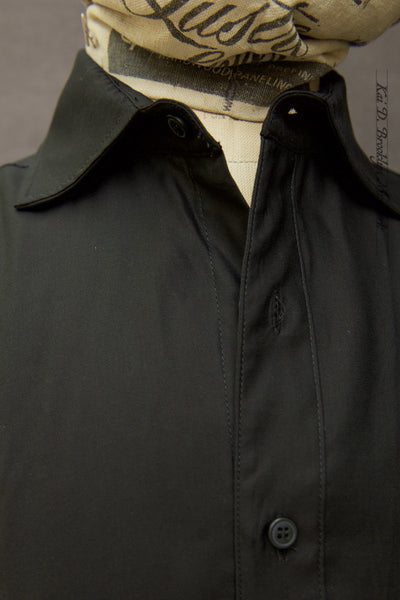 Cassady Shirt - Cotton Lyocell - Black  - M, L, XL, XXL