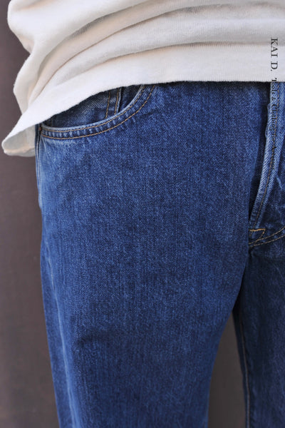 M6 Straight Fit Jeans - Medium Indigo - 32, 34, 35