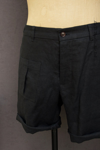 Martin Shorts 2.0 - Japanese Black Linen - 30, 32, 34, 36, 38