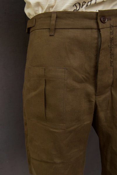 Martin Shorts 2.0 - Japanese Brown Linen - 30, 32, 34, 36, 38