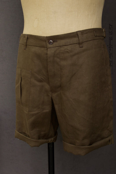Martin Shorts 2.0 - Japanese Brown Linen - 30, 32, 34, 36, 38