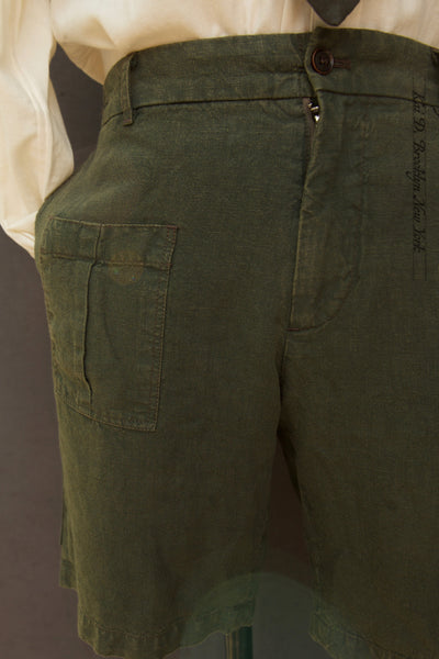 Martin Shorts 2.0 - Garment Dyed Belgian Linen - 30, 32, 34, 36, 38
