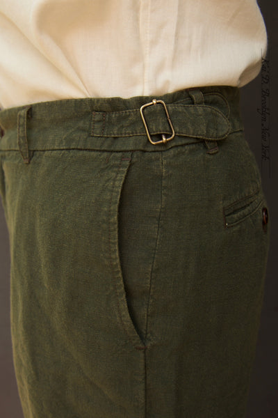 Martin Shorts 2.0 - Garment Dyed Belgian Linen - 30, 32, 34, 36, 38