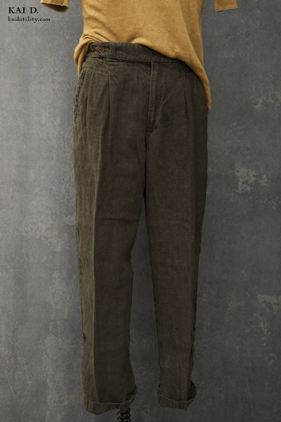 Wide Leg Matisse Pants - Aged Linen - 32