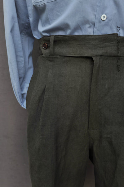 1940s Bermuda Shorts - Heavy Belgian Linen - 30, 32, 34, 36