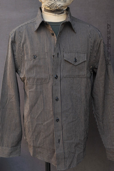 Mechanic Shirt - Powerloom Dobby Stripe - 3(M), 4(L)
