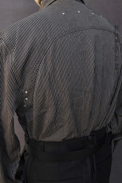 Mechanic Shirt - Powerloom Dobby Stripe - 3(M), 4(L)