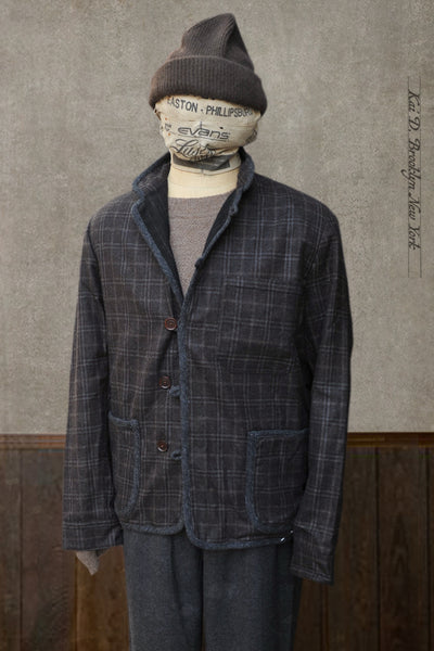 Meeker Jacket - Wool Cashmere Tonal Plaid - M, L (NO RETURN)