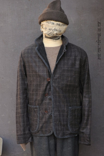 Meeker Jacket - Wool Cashmere Tonal Plaid - M, L (NO RETURN)