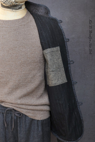 Meeker Jacket - Wool Cashmere Tonal Plaid - M, L (NO RETURN)