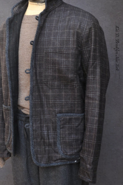 Meeker Jacket - Wool Cashmere Tonal Plaid - M, L (NO RETURN)