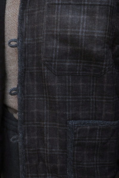 Meeker Jacket - Wool Cashmere Tonal Plaid - M, L (NO RETURN)