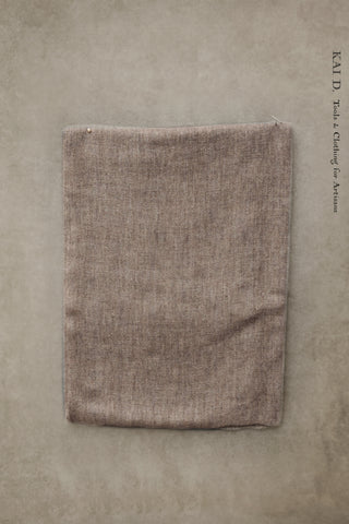 Cashmere Merino Scarf - Brown grey
