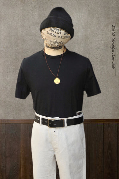Medium Weight Cotton Tee - Black - M, XL