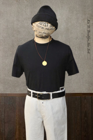Medium Weight Cotton Tee - Black - M, XL