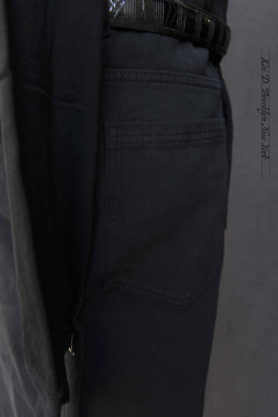 Milan Wide Leg Trousers - Italian Heavy Cotton - M, L