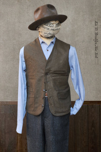 Shoemaker's Vest - Military Wool - L (NO RETURN)