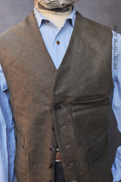 Shoemaker's Vest - Military Wool - L (NO RETURN)