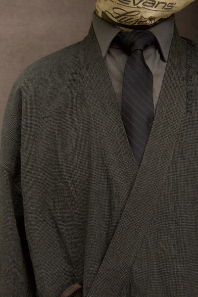 Japanese Farmer Coat - Japanese Seersucker - S, M (NO RETURN)