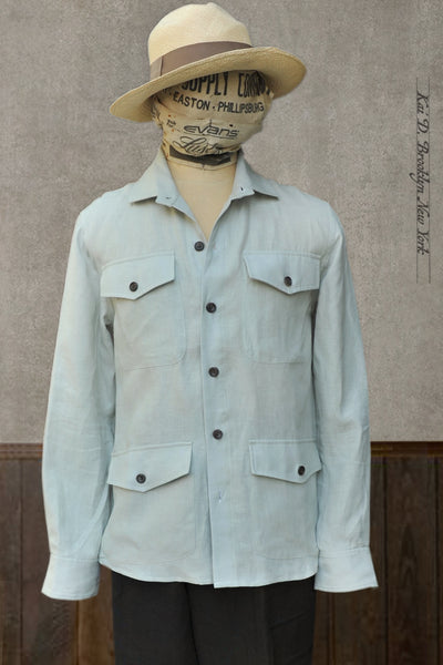 Hemingway Shirt Jacket - Mint - S, M, L, XL, XXL (No Return)
