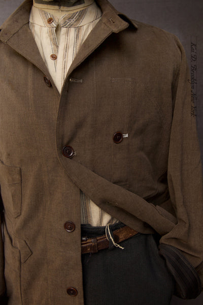 Degas Work Jacket - Italian Moleskin - Dusty Brown - S, L