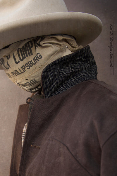 Hardy Chore Jacket - Italian Moleskin - Dusty Brown - M, L, XL